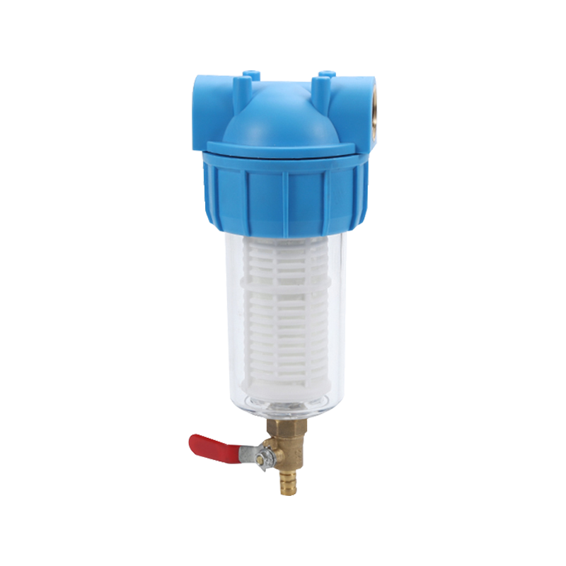 RH-06J5B Filtro de agua individual con válvula de retroceso de cobre